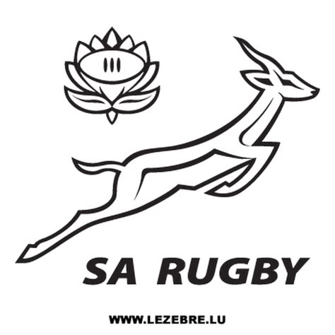 Sticker Afrique du Sud Rugby Logo