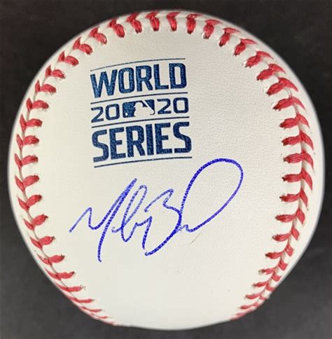 Lot Detail - Mookie Betts Single Signed 2020 World Series Baseball (PSA ...