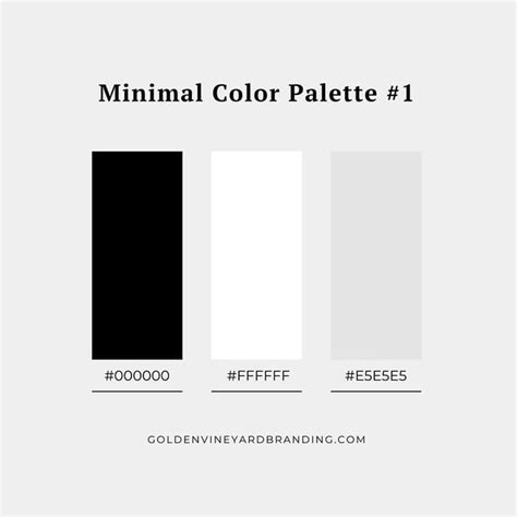 17 Minimalist Color Palettes for Your Next Design in 2023 | Website ...