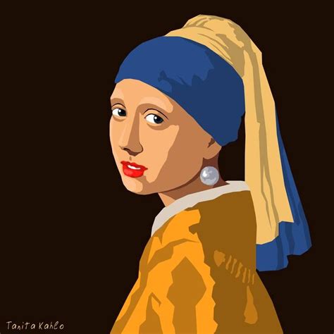 Girl with a Pearl Earring - digital replica Art Print | Photoshop ...