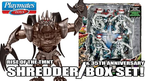 Rise of the TMNT Shredder Figure + 35th Anniversary Box Set Revealed ...