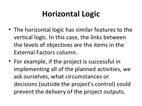 Log frame-analysis