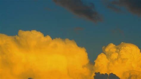 Flying Through Picturesque Cumulus Clouds Beautifully Stock Photo ...