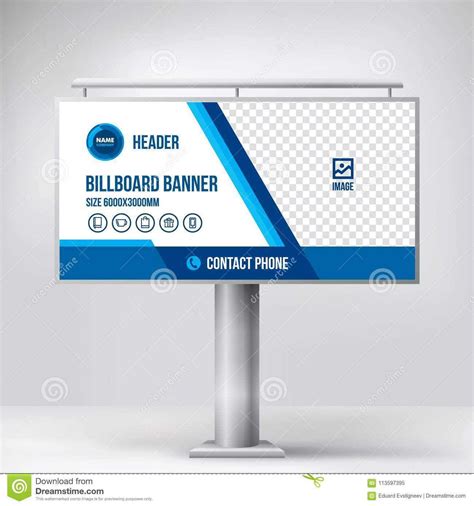 Billboard Design, Template Banner For Outdoor Advertising for Outdoor Banner Design Templates ...