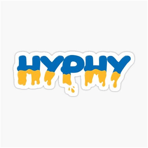 "Hyphy " Sticker by kgillespie98 | Redbubble