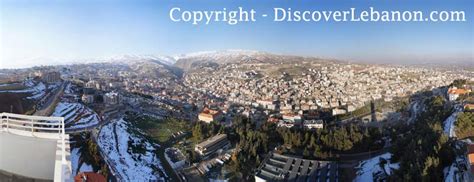 Panorama of Zahle, Beqaa Lebanon - Lebanon Postcard