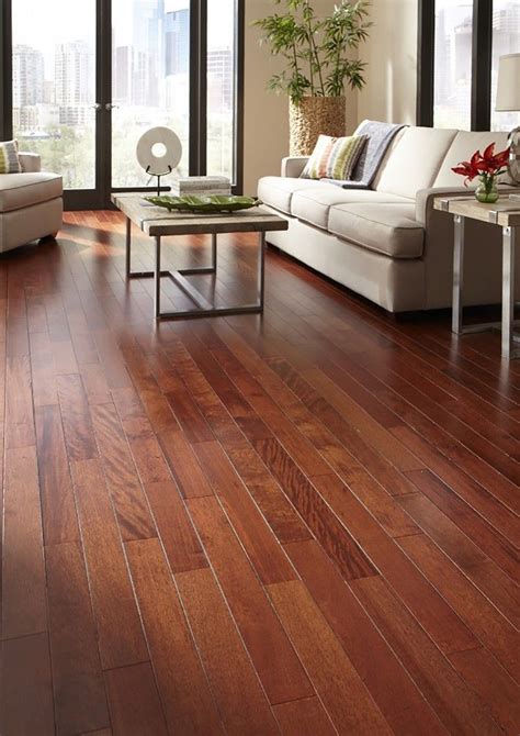 Rich Pacific Mahogany hardwood flooring that is manufactured for lasting character & quality ...