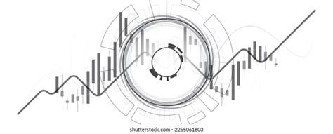 Stock Market Chart Financial Graph Line Stock Vector (Royalty Free ...