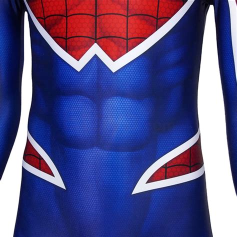 Spider Man Costumes Spider-Man PS4 Punk Suit Cosplay Costumes