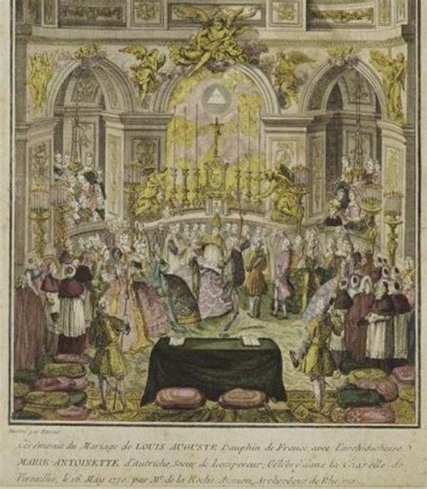 16 May 1770. Wedding Marie Antoinette and Louis XVI.