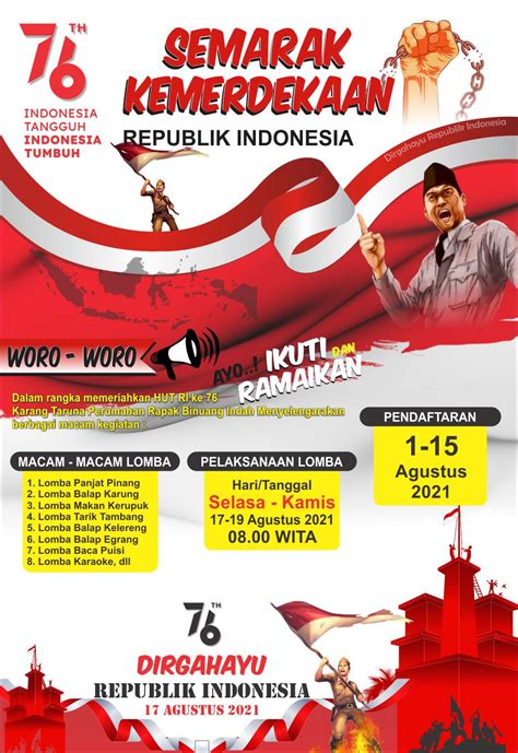 Halaman Unduh untuk Kumpulan Desain Poster Lomba 17 Agustus Hut Ri ...