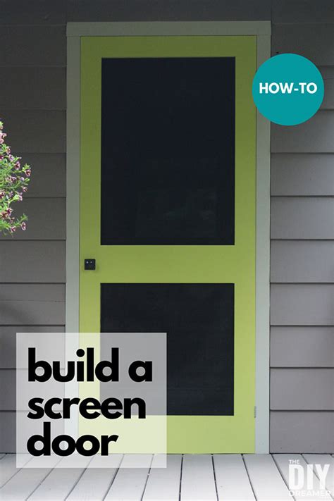 How to Build a Screen Door - DIY Screen Door