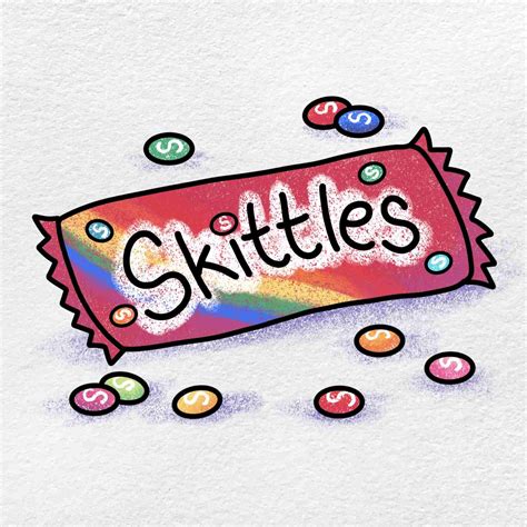 How to Draw Skittles - HelloArtsy