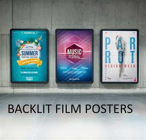 SHOPPING - Poster Prints - BACKLIT FILM POSTERS - Canvas Fine Print Pty Ltd