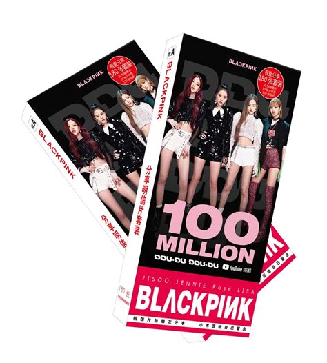 180pcs/Set BLACKPINK Postcard/Greeting Card/Message Card/Christmas and ...