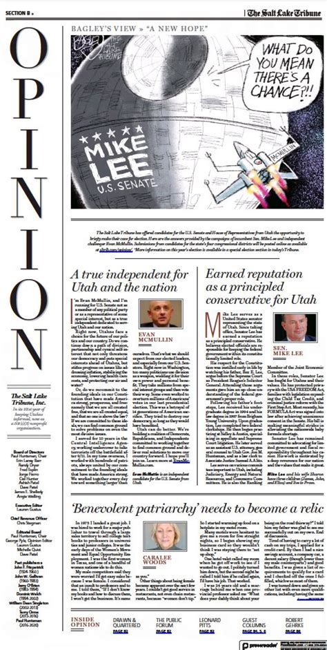 The Salt Lake Tribune on Twitter: "The print and e-edition presentation ...