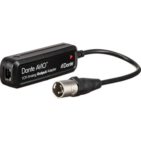 Audinate Dante AVIO 1-Channel XLR Analog Output ADP-DAO-AU-0X1