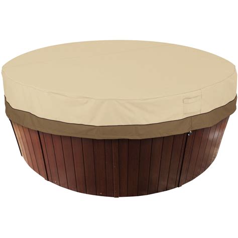 Classic Accessories Veranda Water-Resistant 84 Inch Round Hot Tub Cover ...