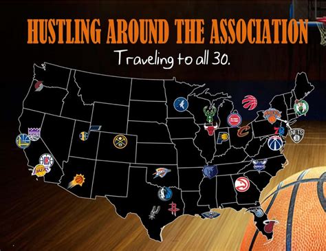 Custom NBA Basketball Travel Map 30 stadiums/arenas/pushpin | Etsy