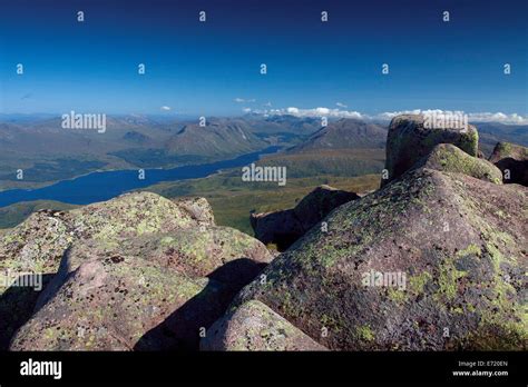 Loch Etive and Glen Etive from the Munro of Ben Cruachan, Argyll & Bute Stock Photo - Alamy