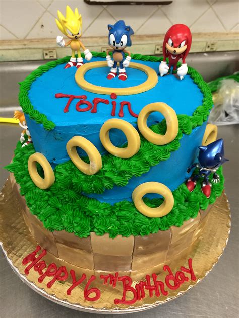 Sonic birthday cake. Kids cake Sonic Birthday Cake, Birthday Cakes, Hedgehog Birthday, Cake Kids ...