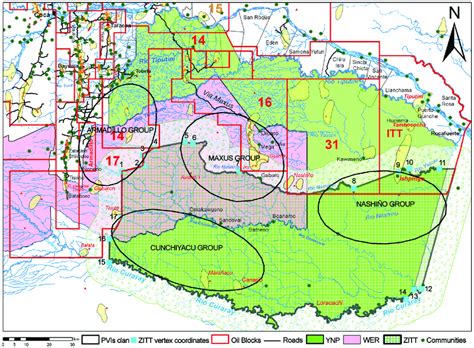 Synthesis map: Yasuní National Park (YNP), Waorani Ethnic Reserve ...