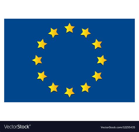 Europe flag Royalty Free Vector Image - VectorStock