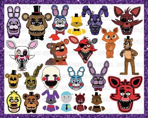 Fnaf Svg Five Nights Freddy Svg Freddy Svg Five Nights At | Etsy