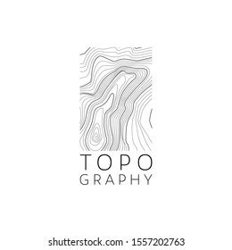 Logo Design Concept Topography Map Icon: vector de stock (libre de regalías) 1557202763 ...