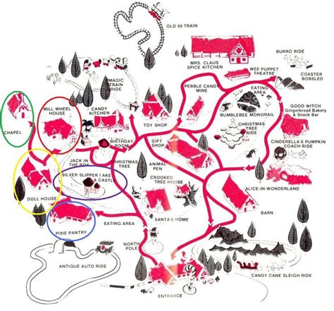 Map of the north pole (Santa's Village) | Santa's village, Santa claus village, Village