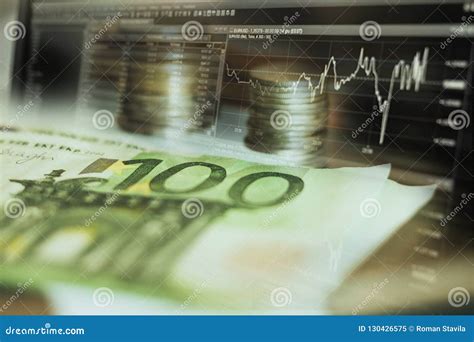 Finance Background with Money and with Stock Chart. Stock Image - Image of economic, concept ...