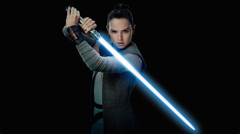 Rey, Lightsaber, Star Wars, 4k HD Phone Wallpaper | Rare Gallery