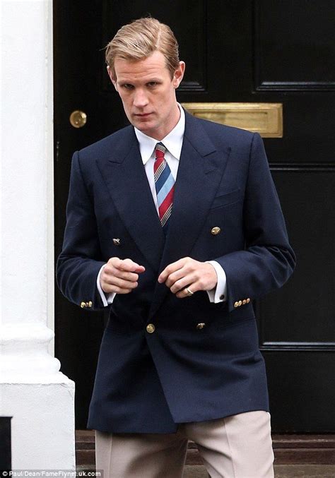 Matt Smith is back as Prince Philip as he's seen filming The Crown ...