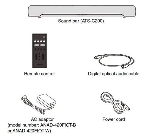 YAMAHA Sound Bar User Guide