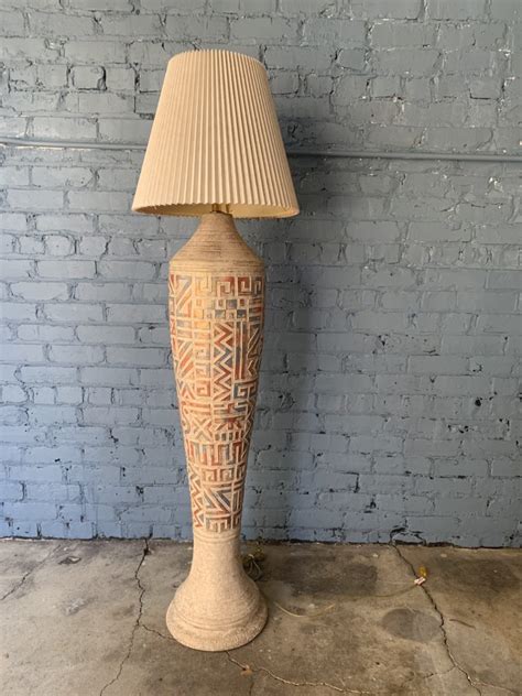 vintage ceramic floor lamp - commodity fetish