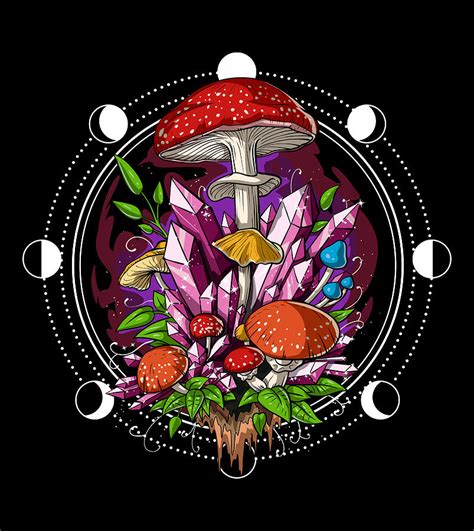 Magic Mushrooms Trip Digital Art by Nikolay Todorov - Pixels