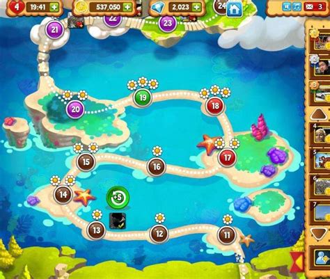 a screenshot of the game's map, with numbers and symbols on it