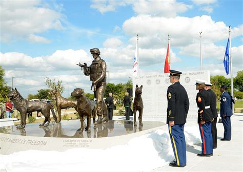 Military working dog monument dedicated > Joint Base San Antonio > News