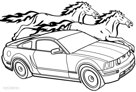 67 Mustang Coloring Pages at GetColorings.com | Free printable ...