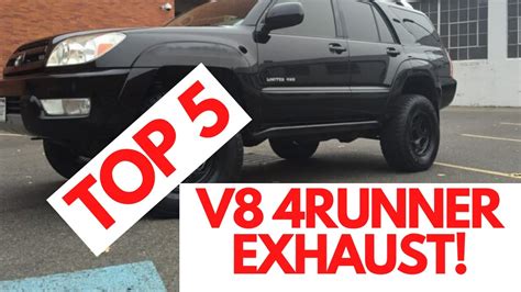 Top 5 Toyota 4Runner V8 Exhaust - YouTube