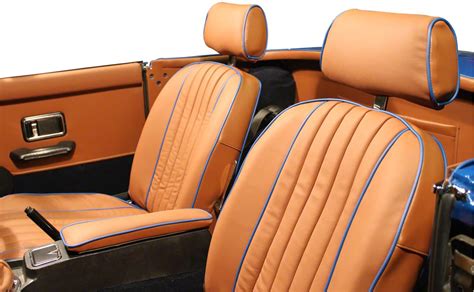 MGB & GT Seat Covers 1962-1980 Enhanced OE Range - Prestige Autotrim ...