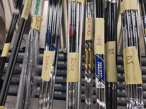 Just some shafts I saw laying around in the TaylorMade workshop.. : r/golf