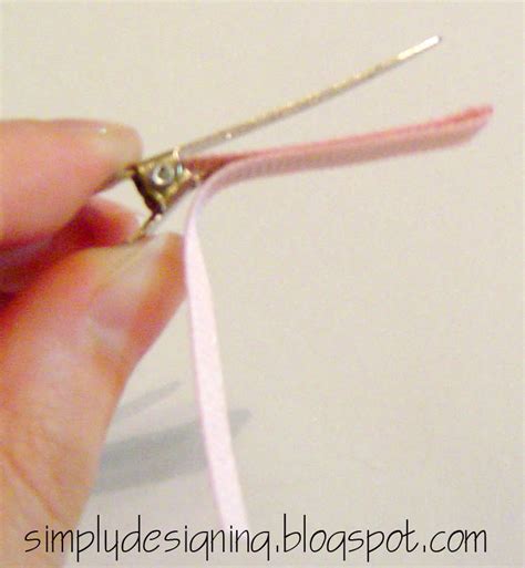 Hair Flower Week - How to Line an Alligator Clip and a WINNER!