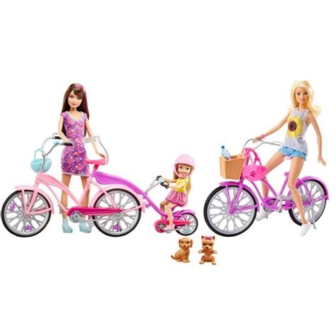 Barbie Camping Fun Dolls, Bikes, Accessories Set - Barbie UK