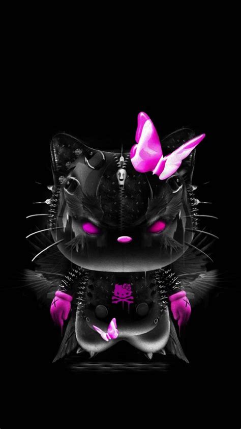 Free download Black Hello Kitty Wallpapers [1080x1920] for your Desktop, Mobile & Tablet ...