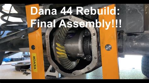 Dana 44 Rebuild: Final Assembly - YouTube