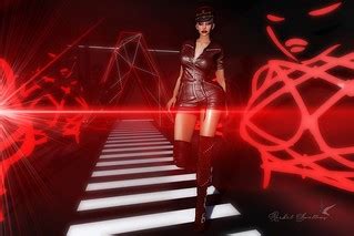 RED LEATHER | V-TWINS Hurricane Leather Outfit @ Inworld Sto… | Flickr