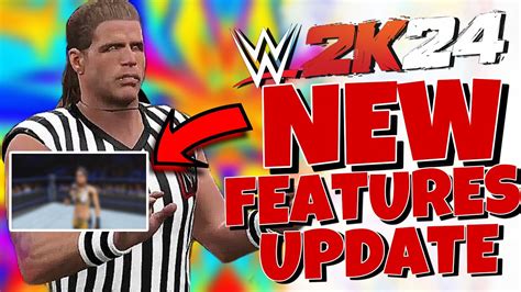 WWE 2K24 NEW Features Added?! - YouTube