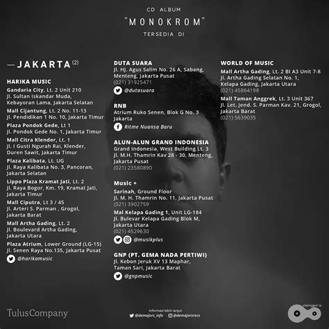 Tulus Monokrom Album – newstempo