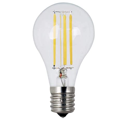 Feit Electric 60W Equivalent Soft White A15 Dimmable Clear Filament LED Intermediate Base Light ...